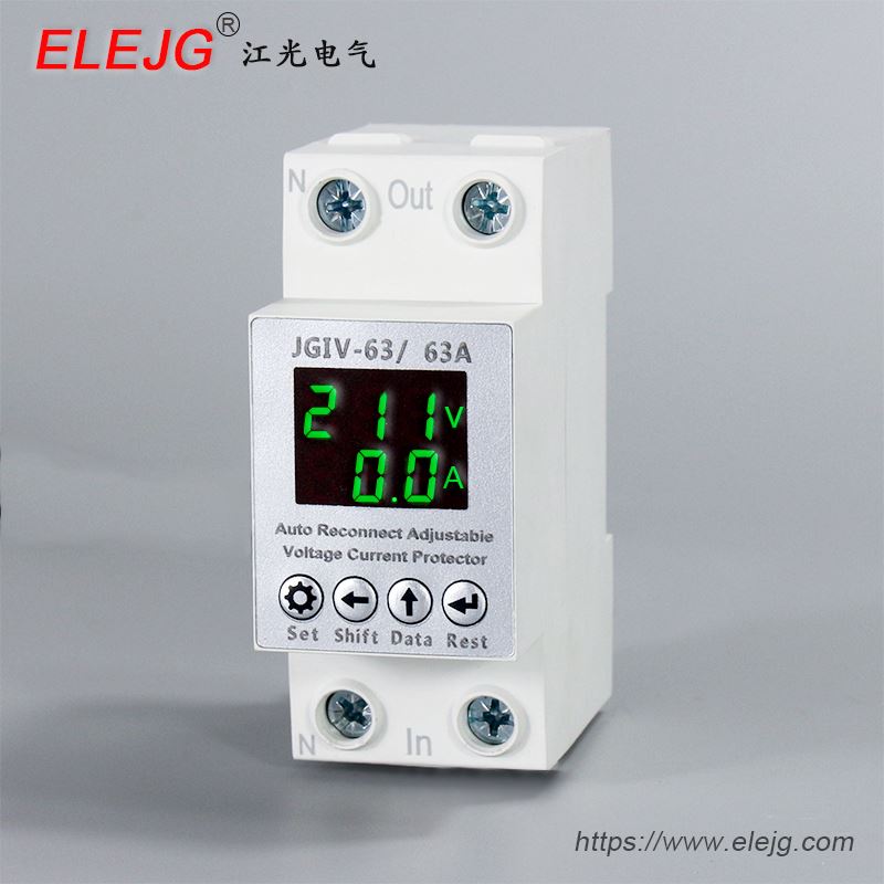 限流漏电过欠压保护器｜数显过欠压保护器｜数显限流过欠压保护器｜双显过欠压保护器JGIV-63L